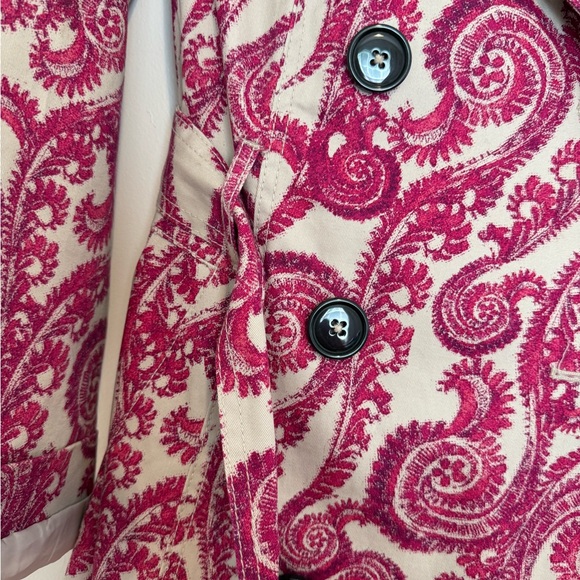 Merona Fuchsia and Cream/Tan Paisley Blazer - Picture 5 of 5